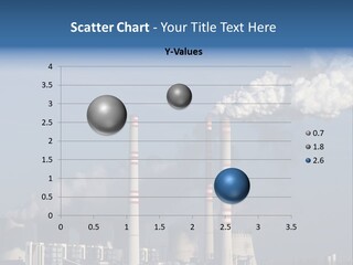 Exhaust Carbon Electricity PowerPoint Template