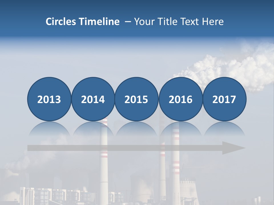 Exhaust Carbon Electricity PowerPoint Template