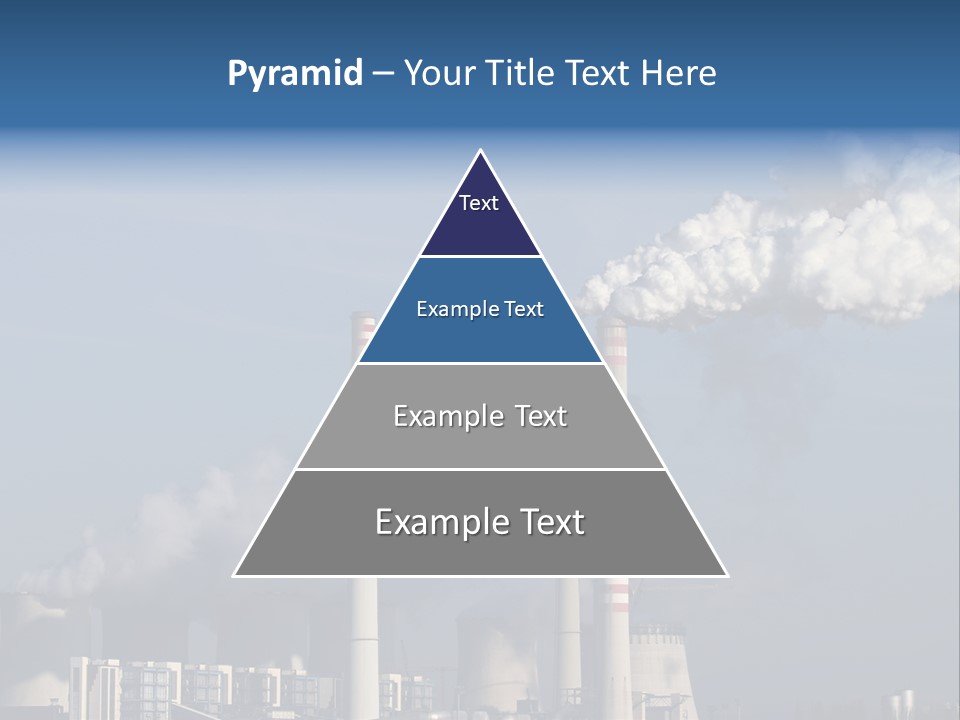 Exhaust Carbon Electricity PowerPoint Template