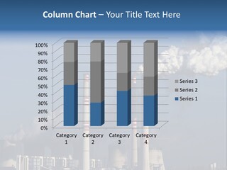 Exhaust Carbon Electricity PowerPoint Template