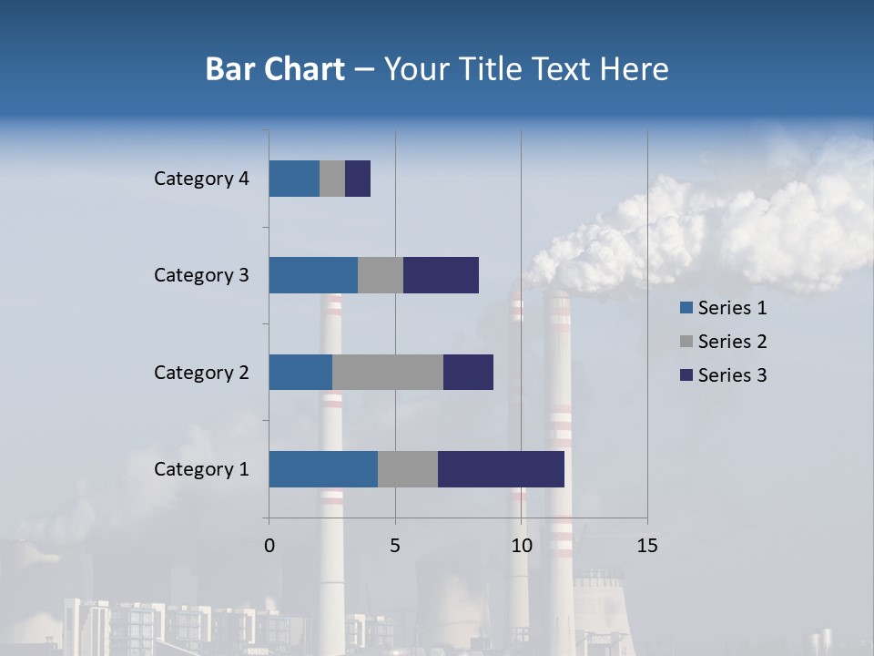 Exhaust Carbon Electricity PowerPoint Template