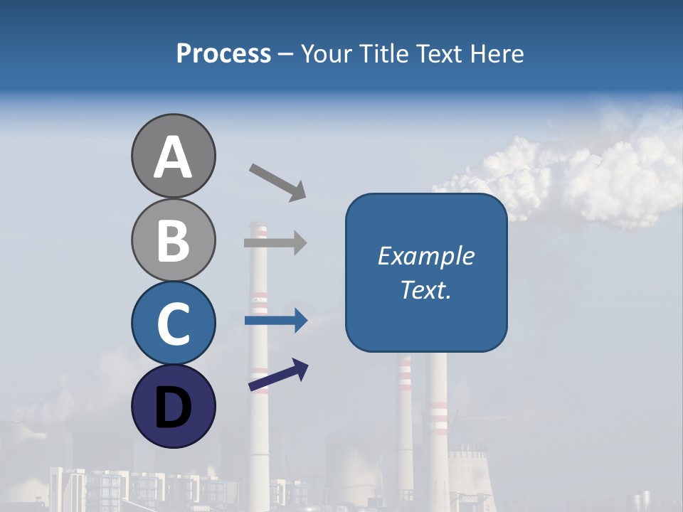 Exhaust Carbon Electricity PowerPoint Template