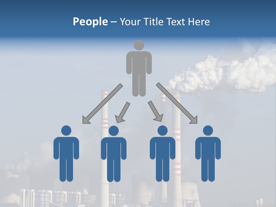 Exhaust Carbon Electricity PowerPoint Template