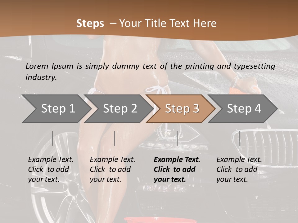 Lifestyle Close Clean PowerPoint Template