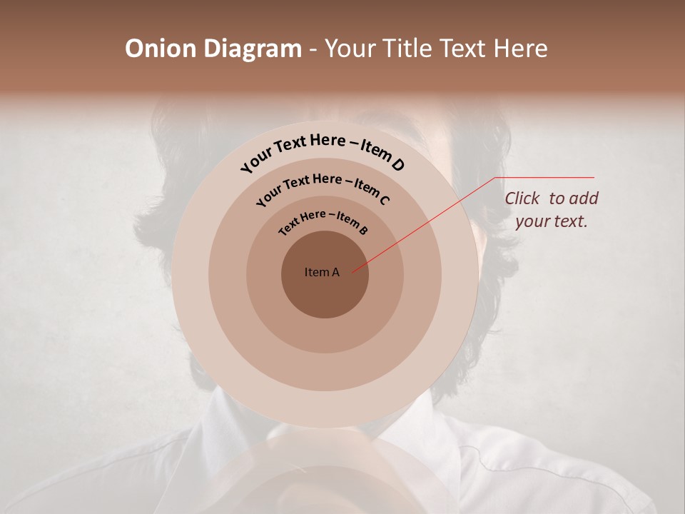 Bisinessman Caucasian Worker PowerPoint Template