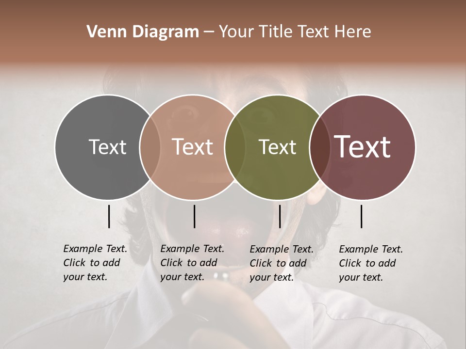 Bisinessman Caucasian Worker PowerPoint Template