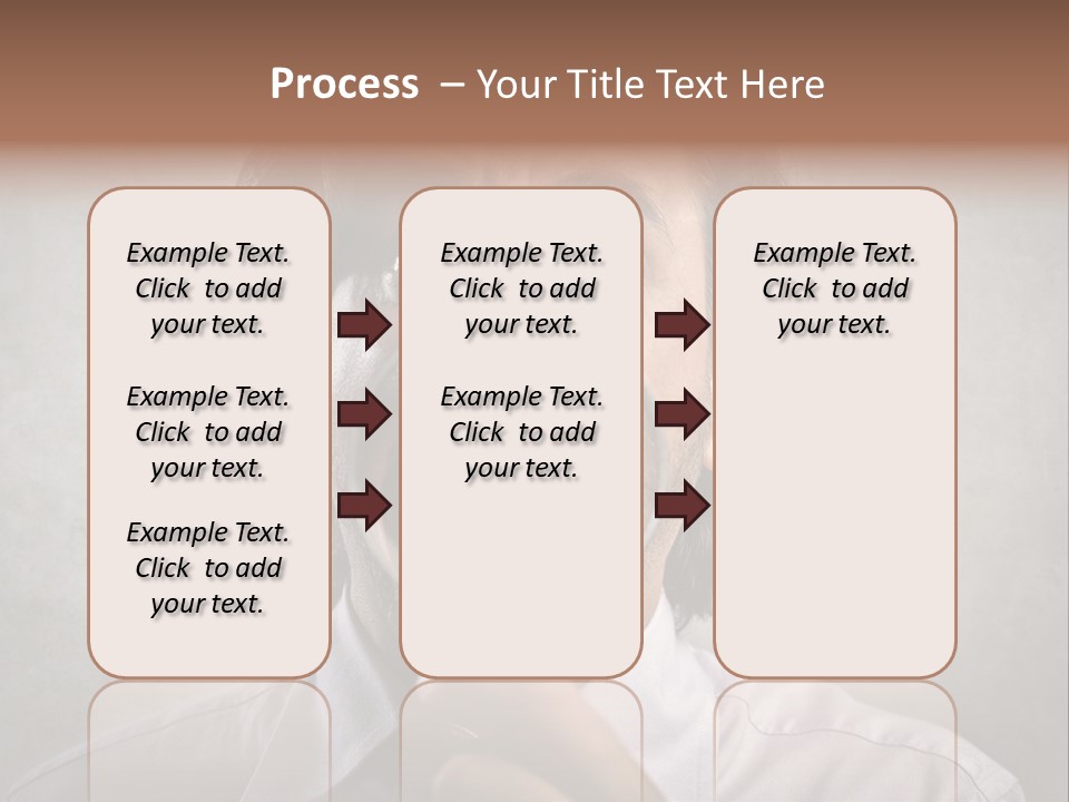 Bisinessman Caucasian Worker PowerPoint Template
