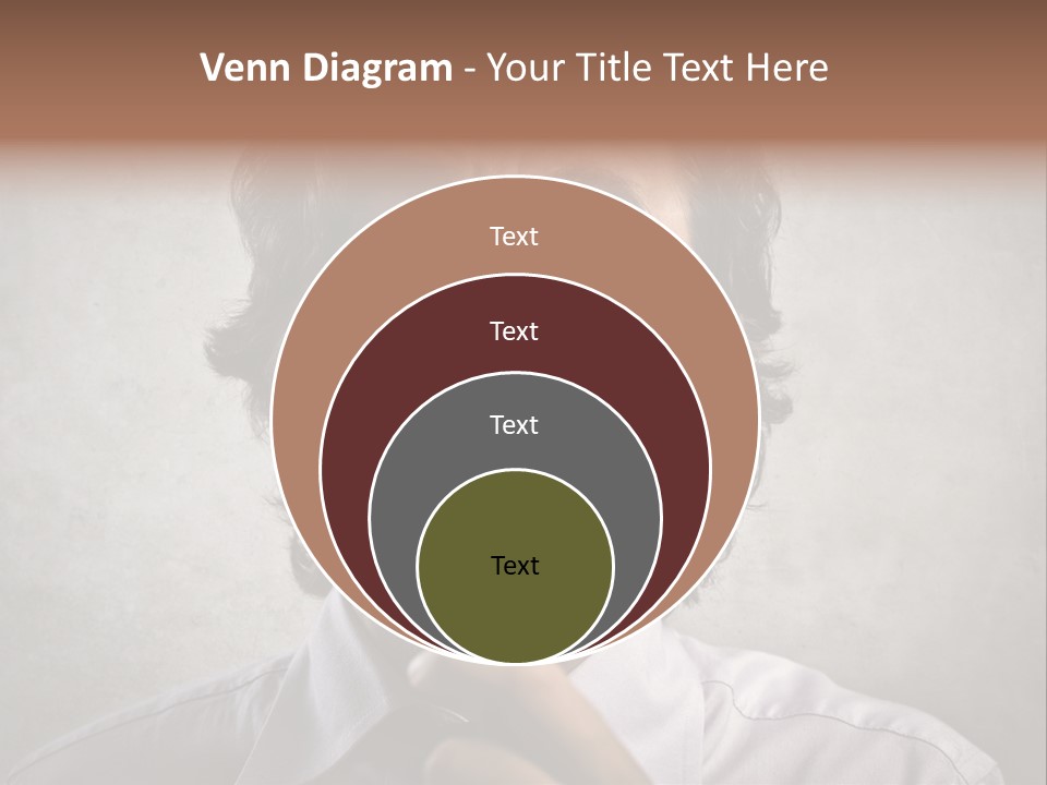 Bisinessman Caucasian Worker PowerPoint Template