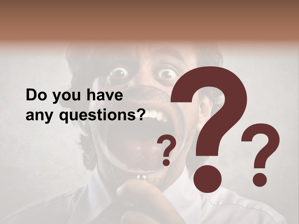 Bisinessman Caucasian Worker PowerPoint Template