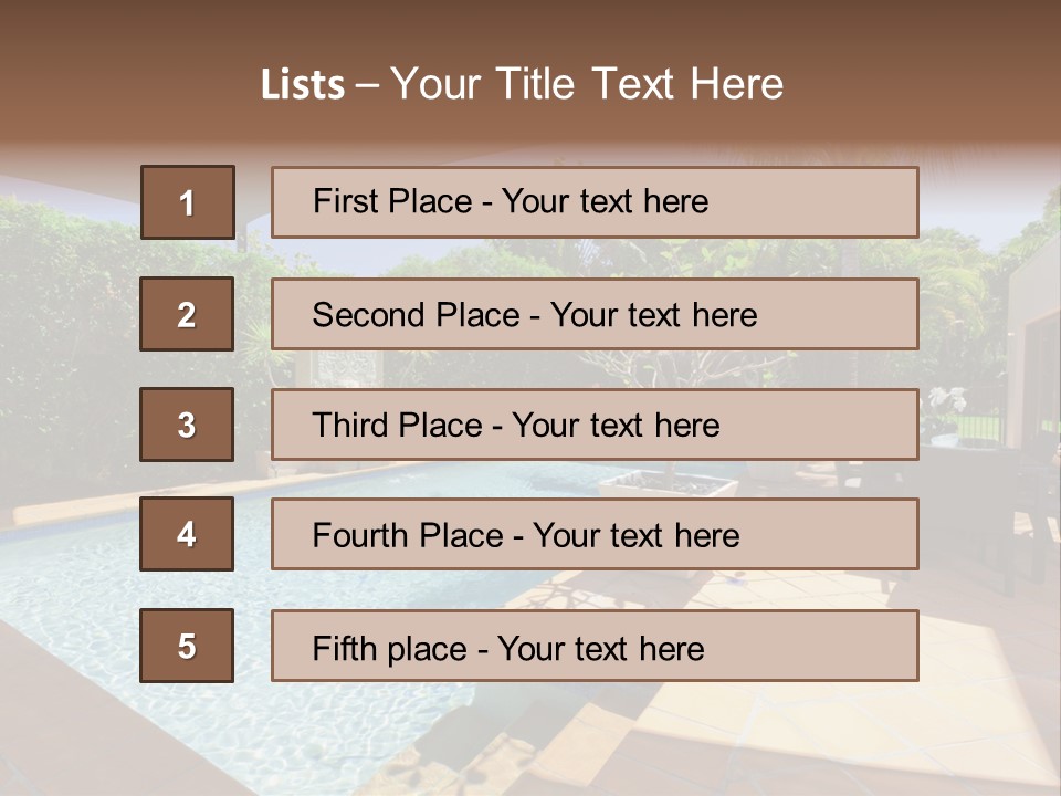 Day Water Wealth PowerPoint Template