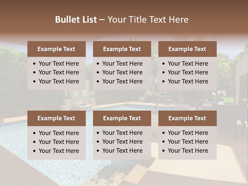 Day Water Wealth PowerPoint Template