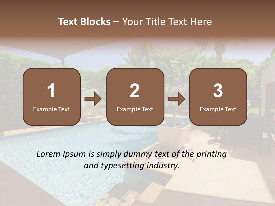 Day Water Wealth PowerPoint Template