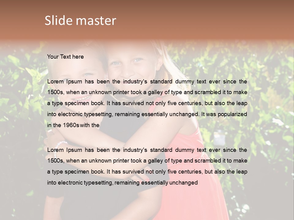 Loves Fathers Father PowerPoint Template