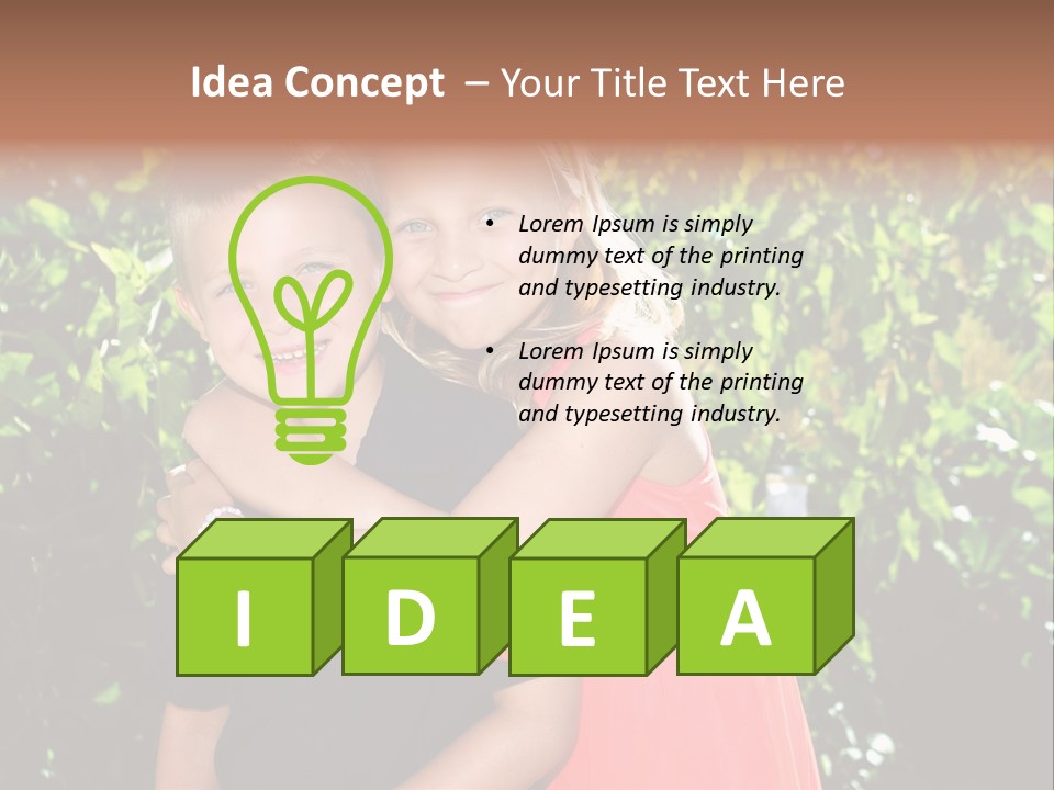 Loves Fathers Father PowerPoint Template