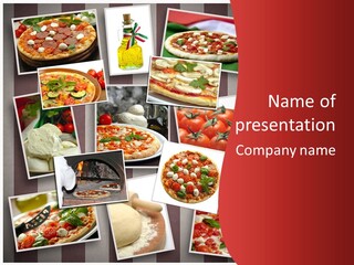 Food Basil Collage PowerPoint Template