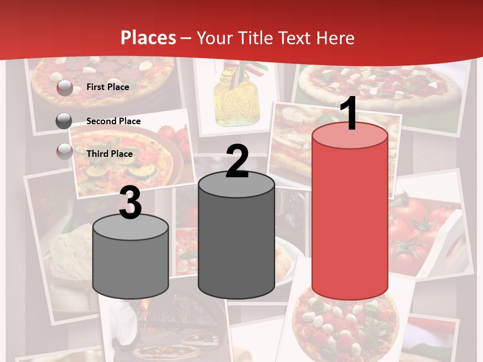 Food Basil Collage PowerPoint Template