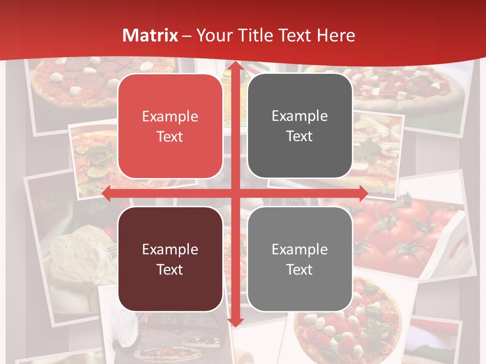 Food Basil Collage PowerPoint Template