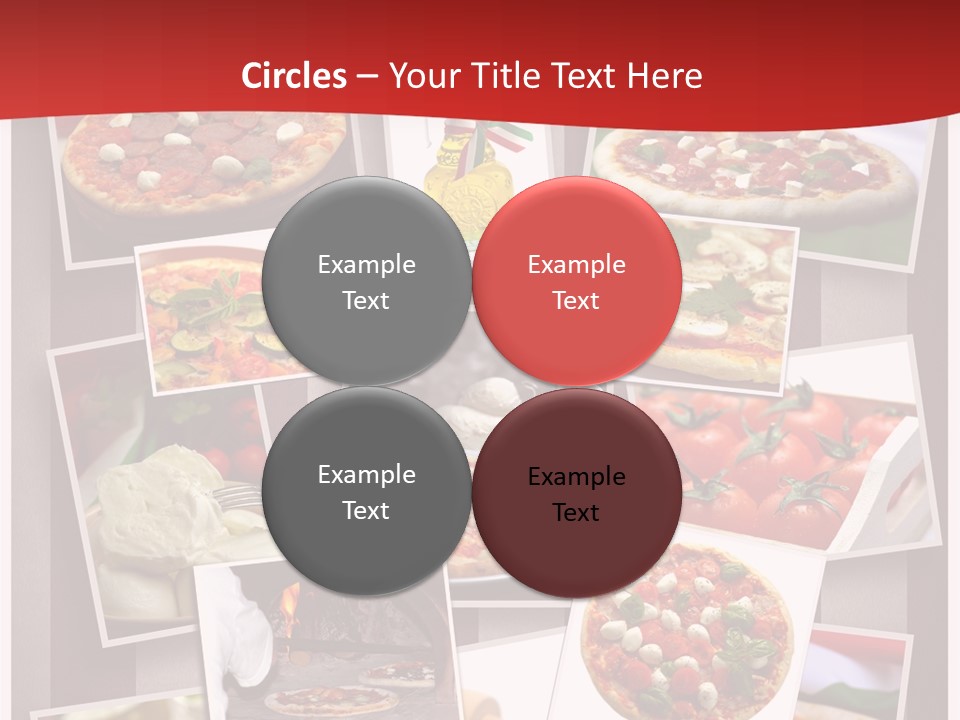 Food Basil Collage PowerPoint Template