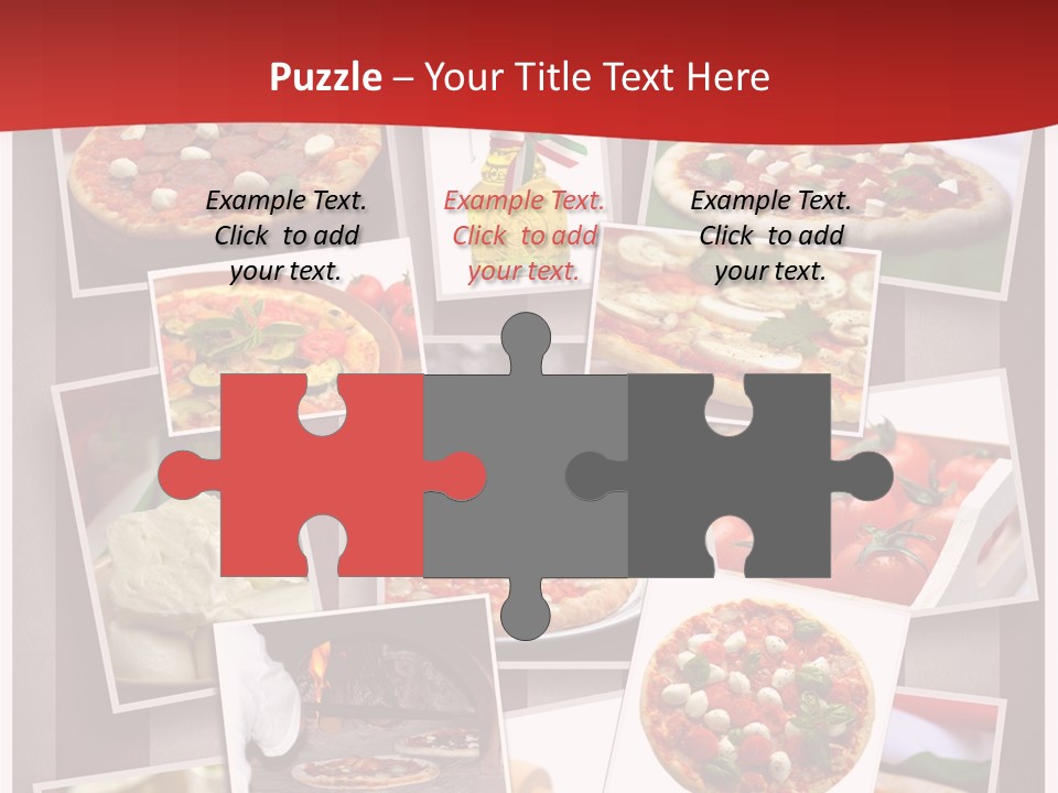 Food Basil Collage PowerPoint Template