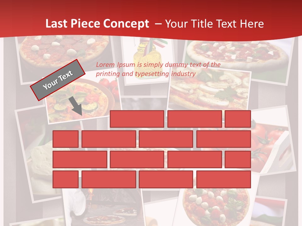 Food Basil Collage PowerPoint Template