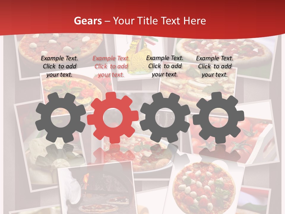 Food Basil Collage PowerPoint Template