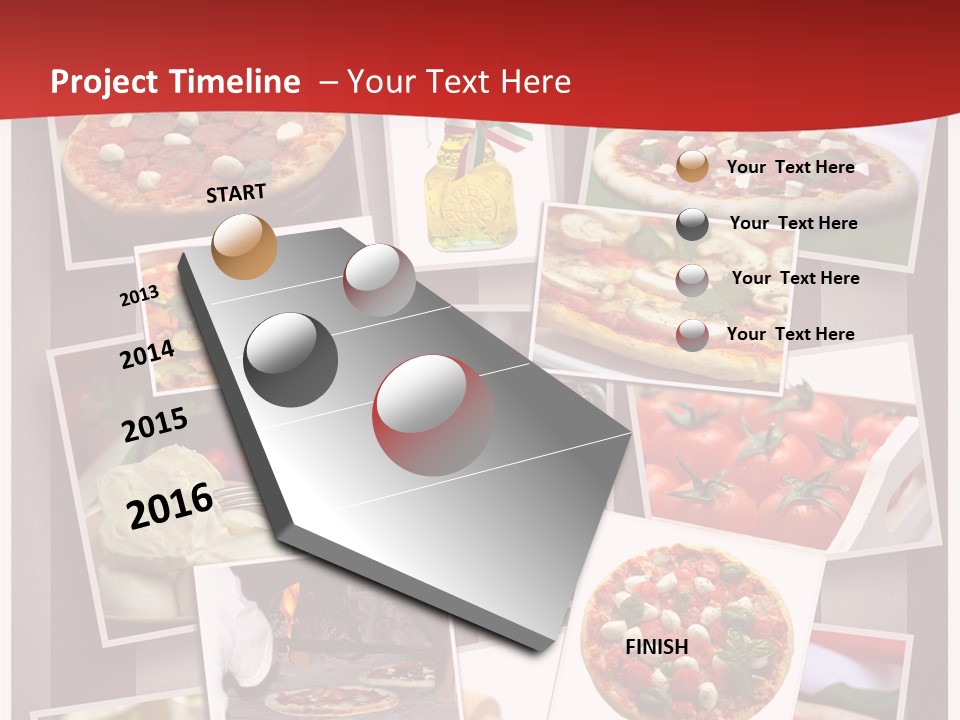 Food Basil Collage PowerPoint Template