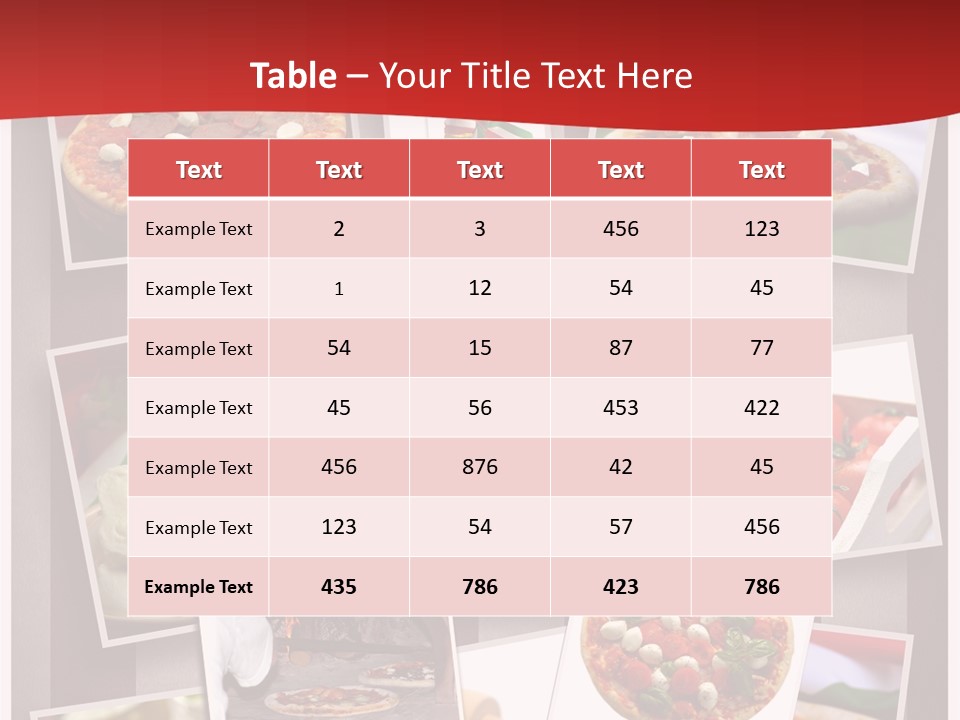 Food Basil Collage PowerPoint Template