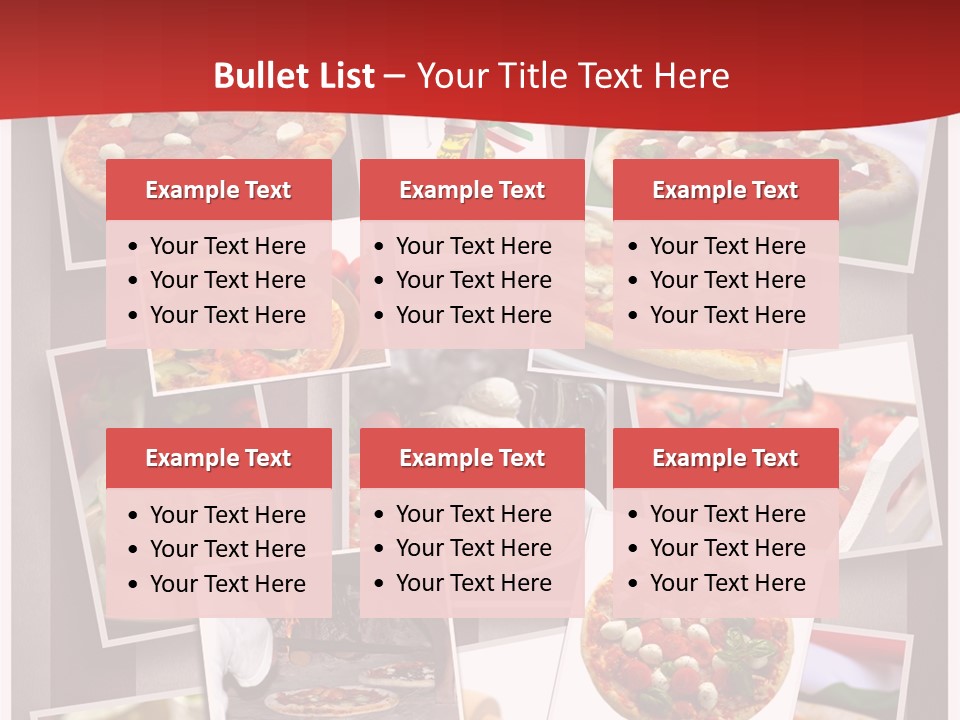 Food Basil Collage PowerPoint Template