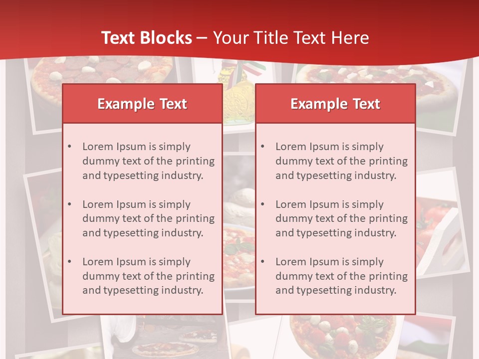 Food Basil Collage PowerPoint Template