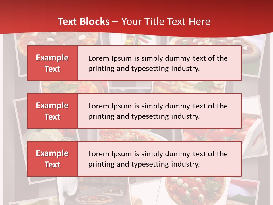 Food Basil Collage PowerPoint Template