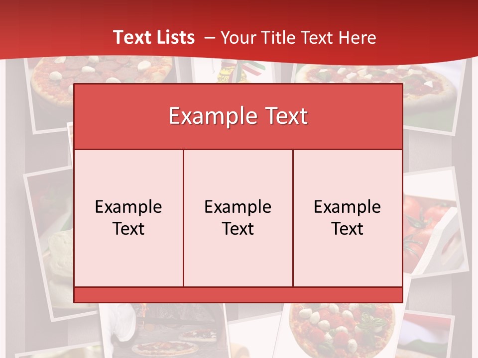 Food Basil Collage PowerPoint Template