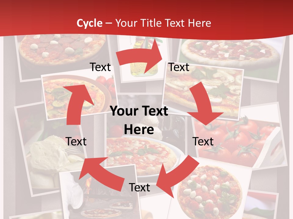 Food Basil Collage PowerPoint Template