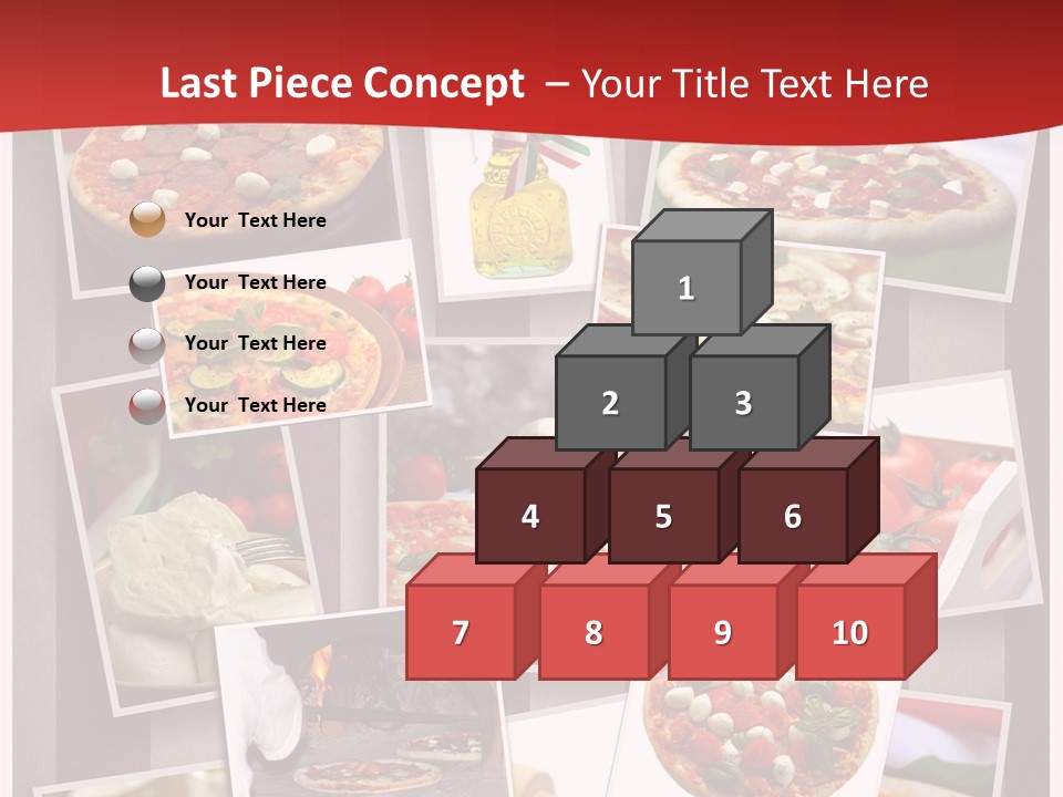 Food Basil Collage PowerPoint Template