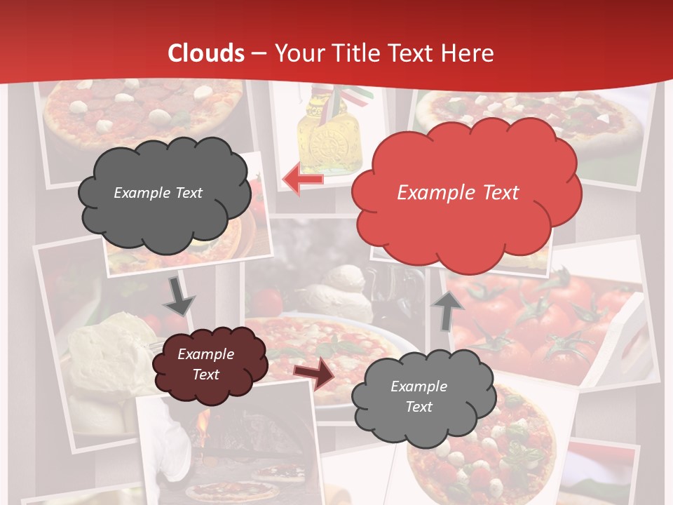 Food Basil Collage PowerPoint Template