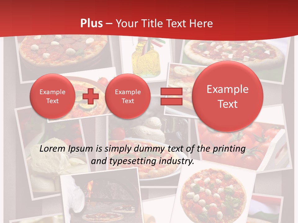 Food Basil Collage PowerPoint Template