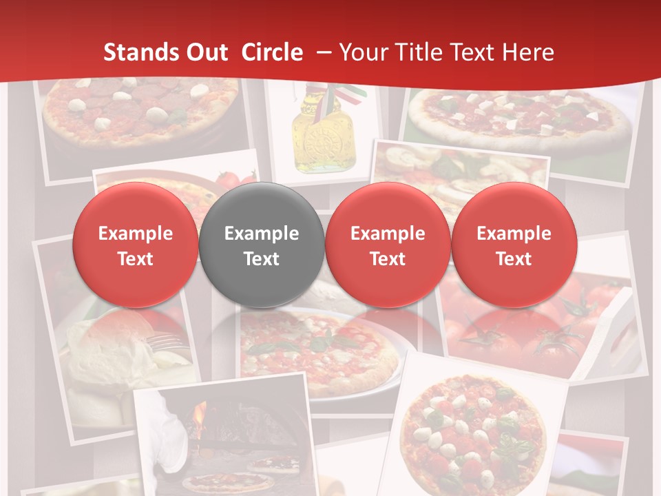 Food Basil Collage PowerPoint Template