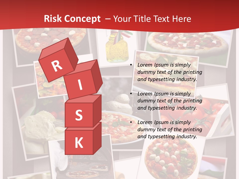 Food Basil Collage PowerPoint Template