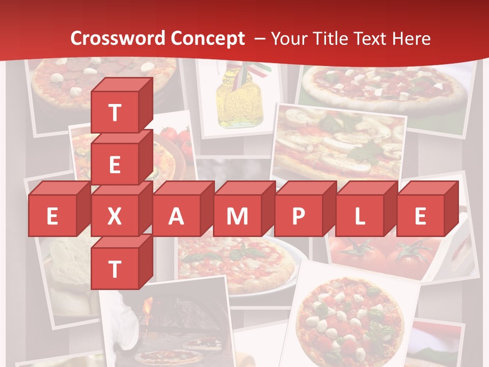 Food Basil Collage PowerPoint Template