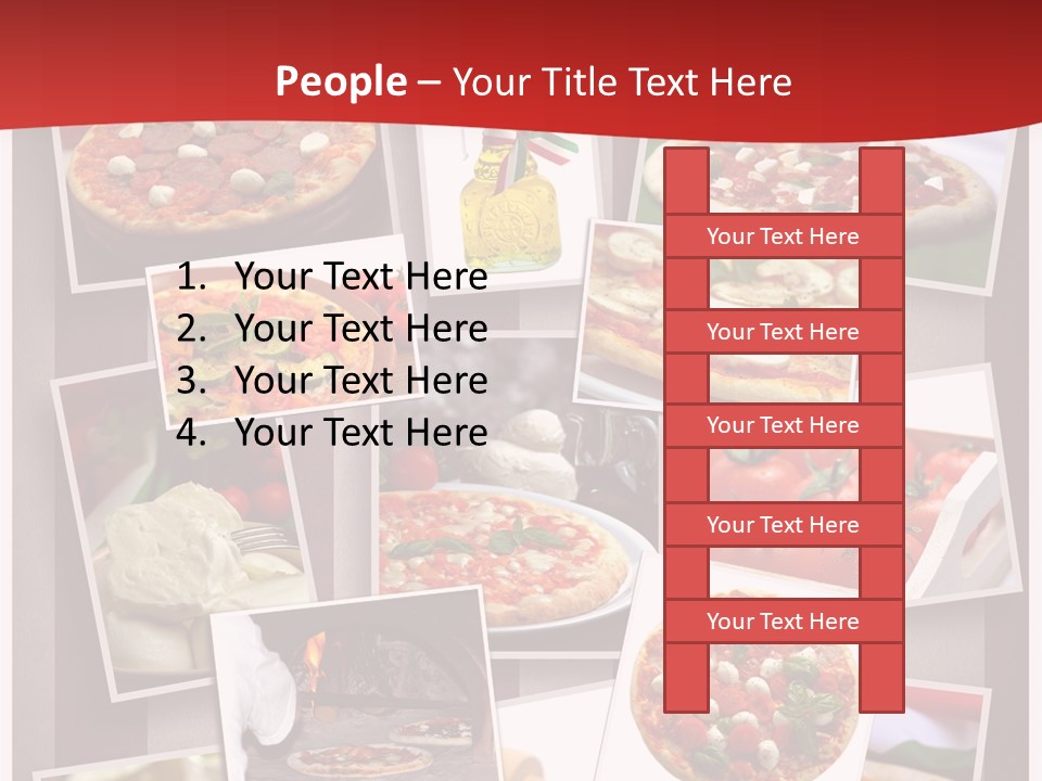 Food Basil Collage PowerPoint Template