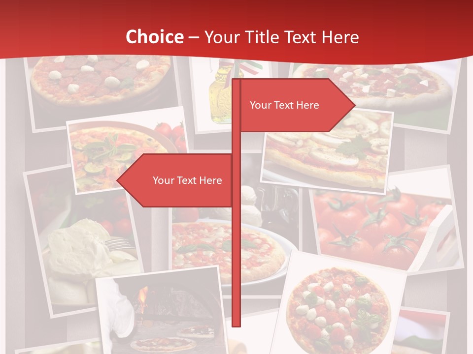 Food Basil Collage PowerPoint Template