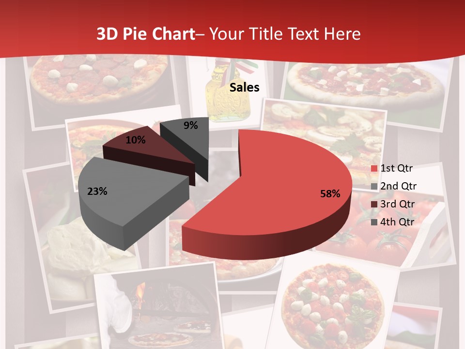 Food Basil Collage PowerPoint Template