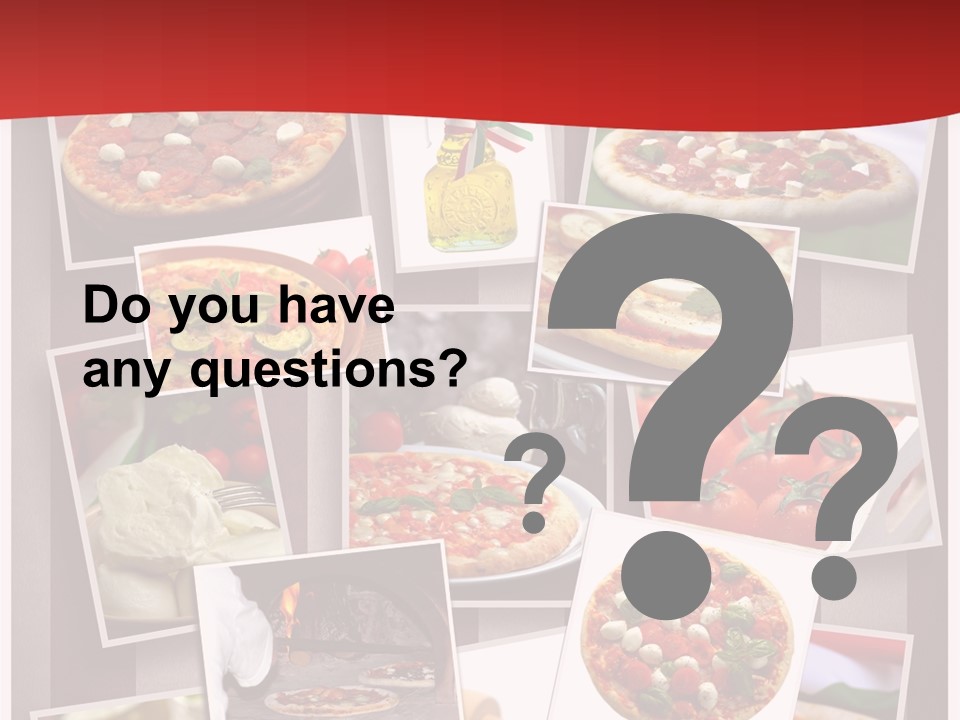 Food Basil Collage PowerPoint Template