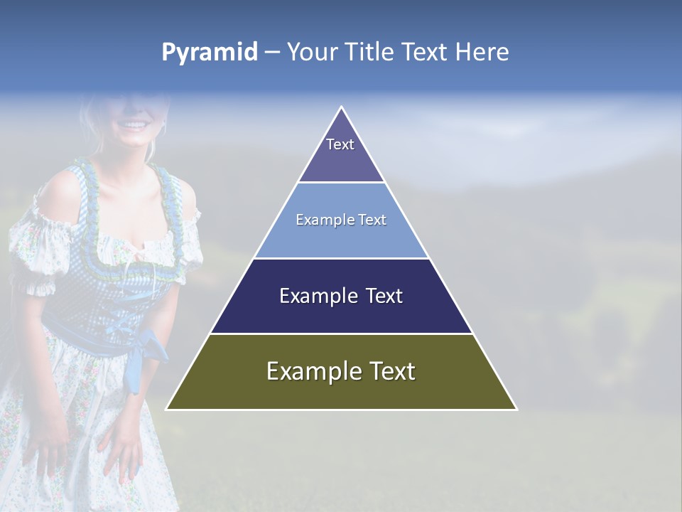 Dress Spring Smile PowerPoint Template