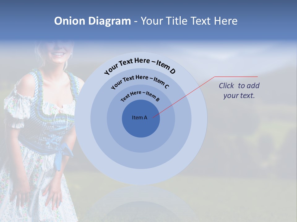 Dress Spring Smile PowerPoint Template