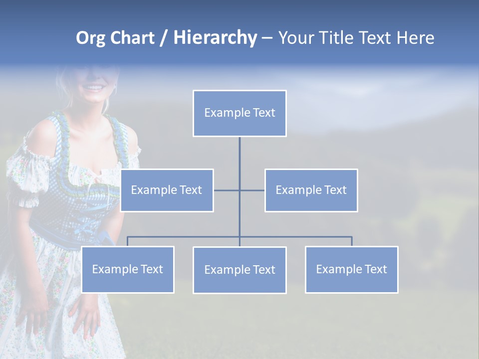 Dress Spring Smile PowerPoint Template