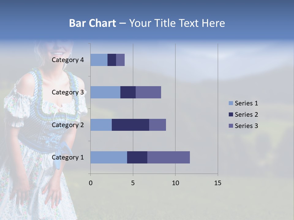 Dress Spring Smile PowerPoint Template