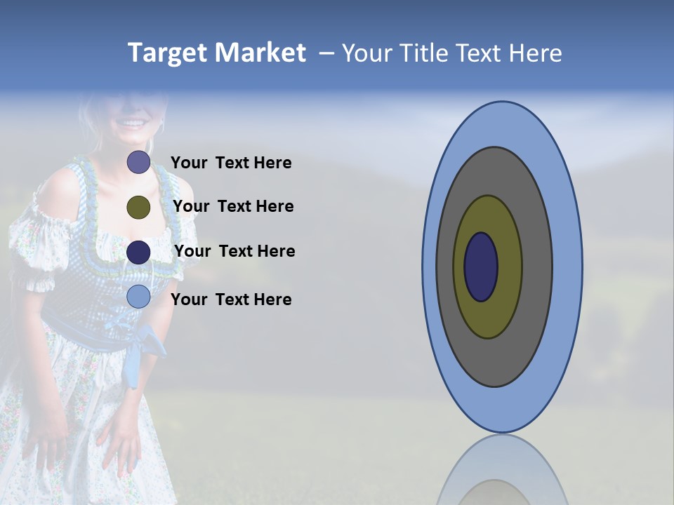 Dress Spring Smile PowerPoint Template