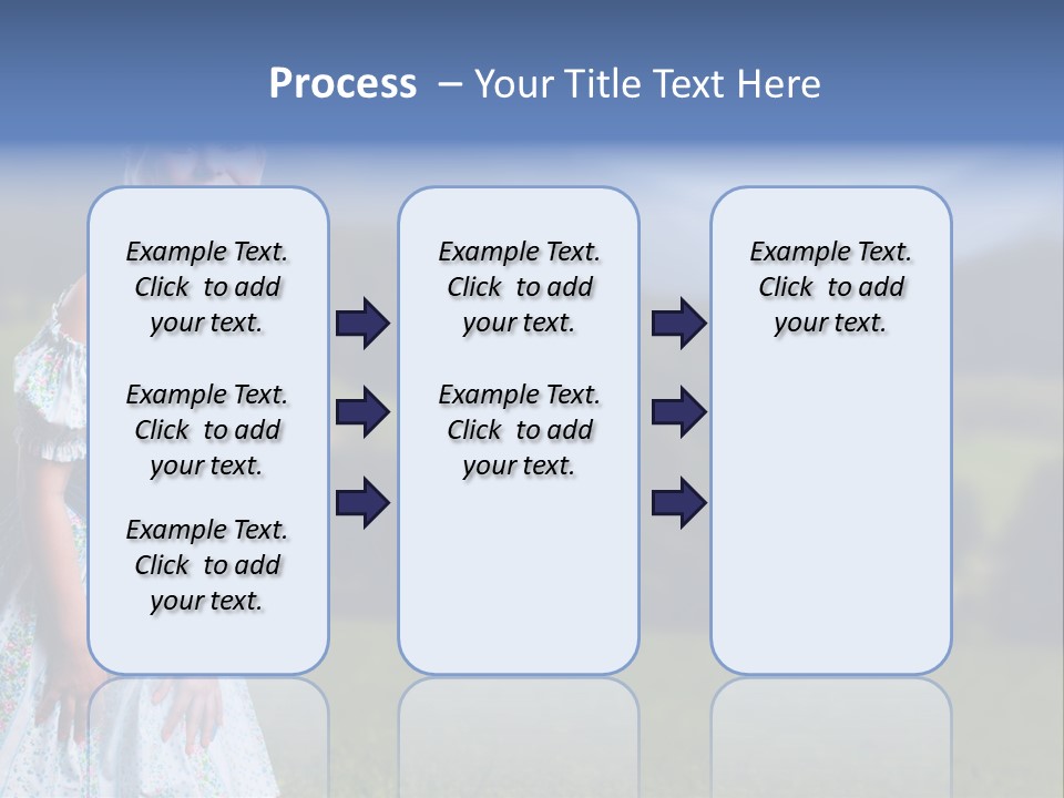 Dress Spring Smile PowerPoint Template