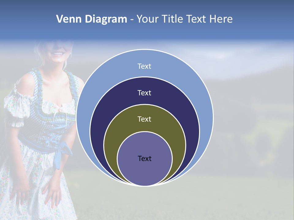Dress Spring Smile PowerPoint Template