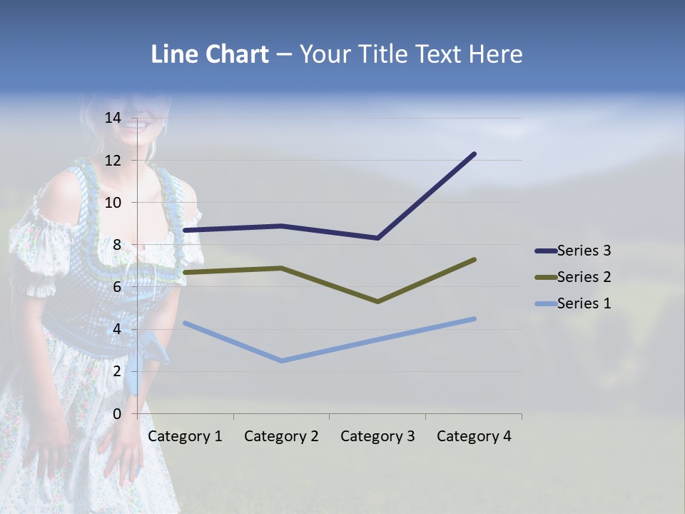 Dress Spring Smile PowerPoint Template